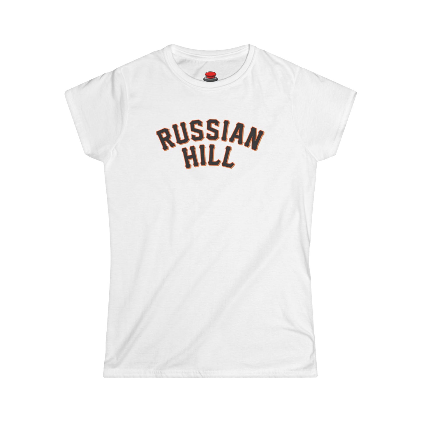 Women's Tee Russian Hill San Francisco Giants Font Local