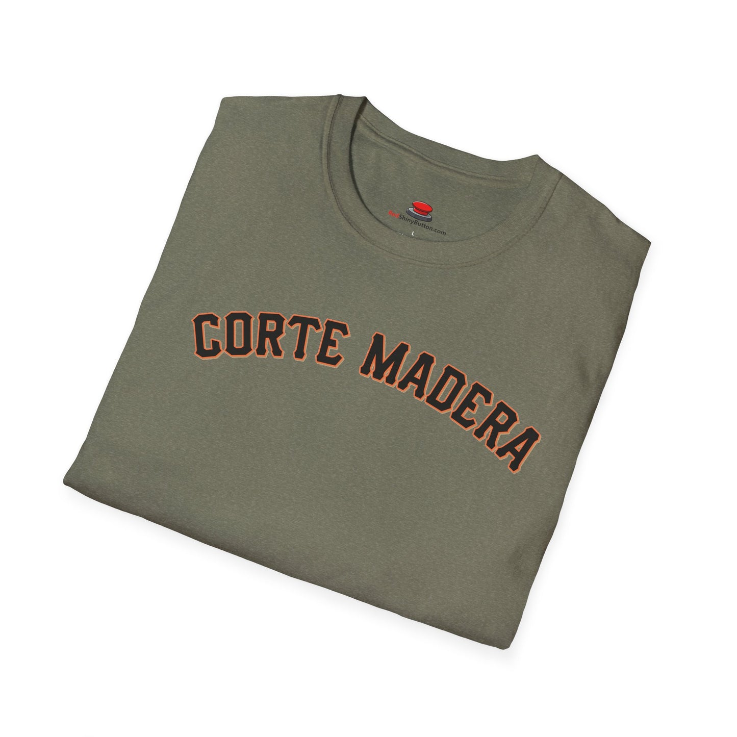 Corte Madera Baseball Font T-Shirt