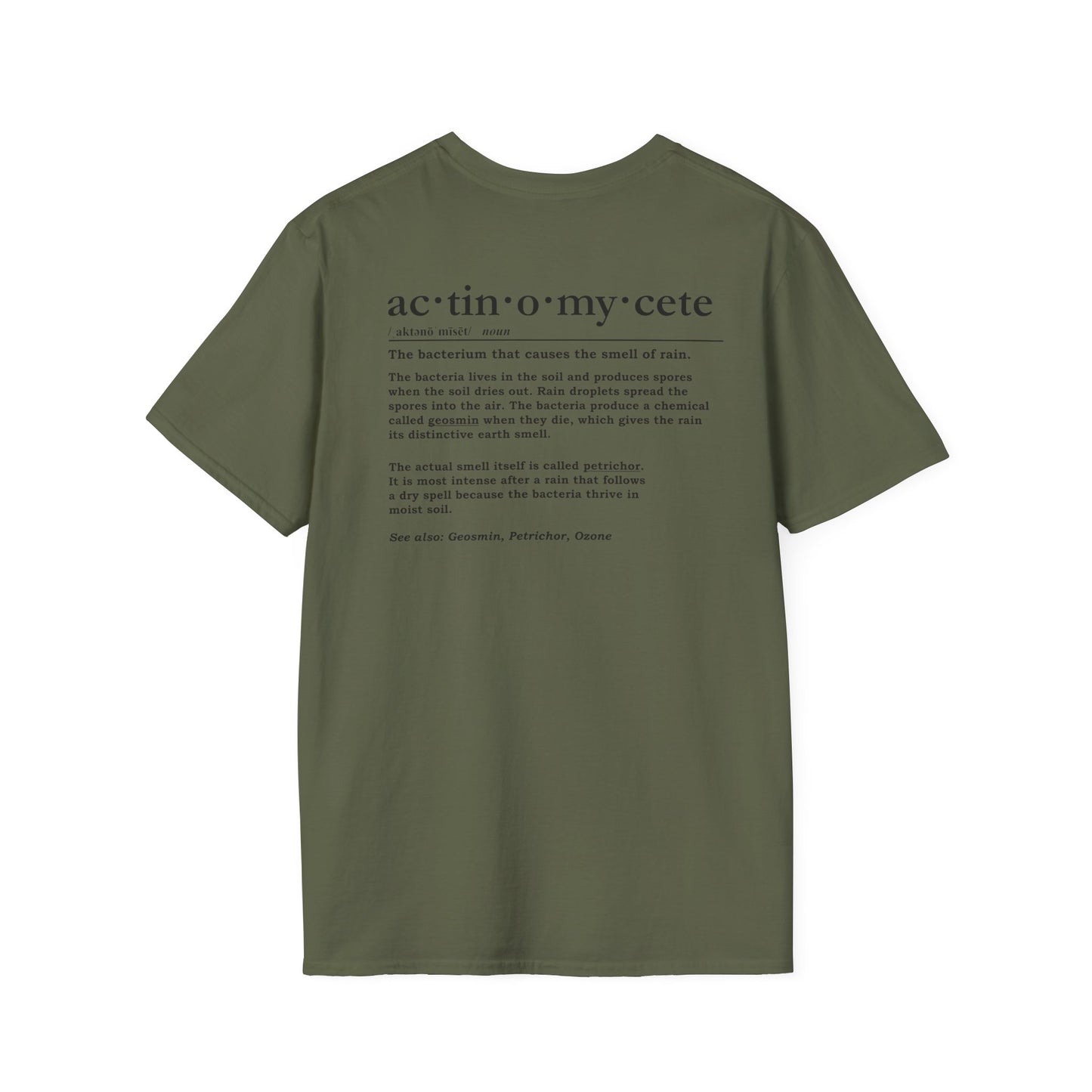 Rain Smell Definition T-Shirt - Actinomycete