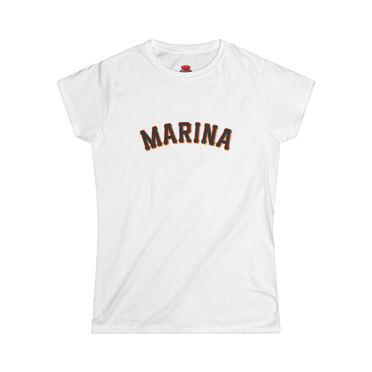 Women's Tee - Marina District San Francisco Giants Font