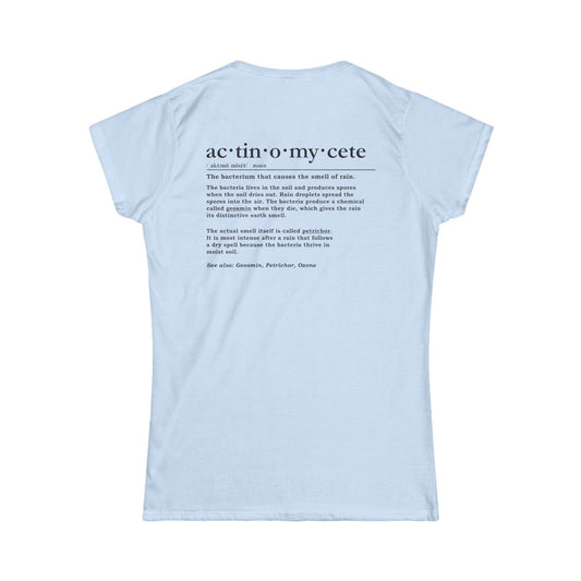 Women's Tee - Actinomycetes Dictionary Definition T-Shirt