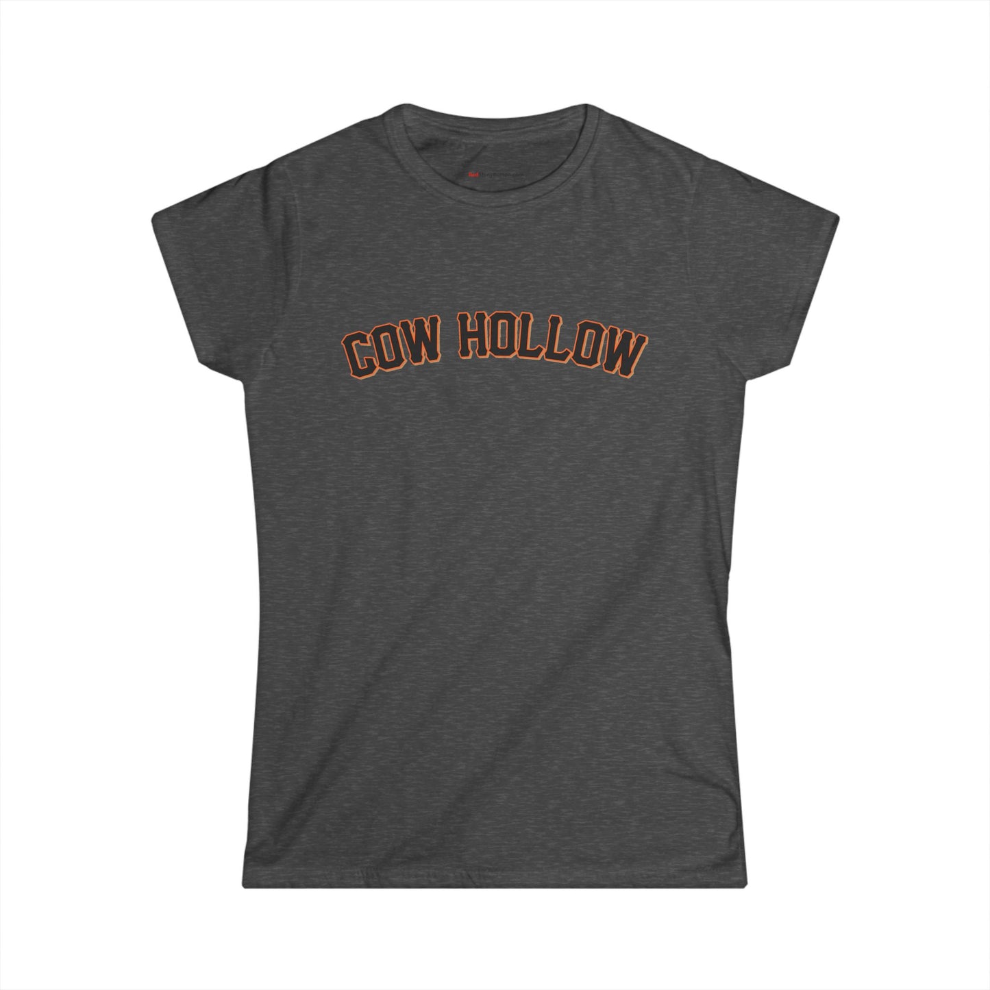 Women's Tee 'Cow Hollow' SF Giants Inspired Font T-Shirt