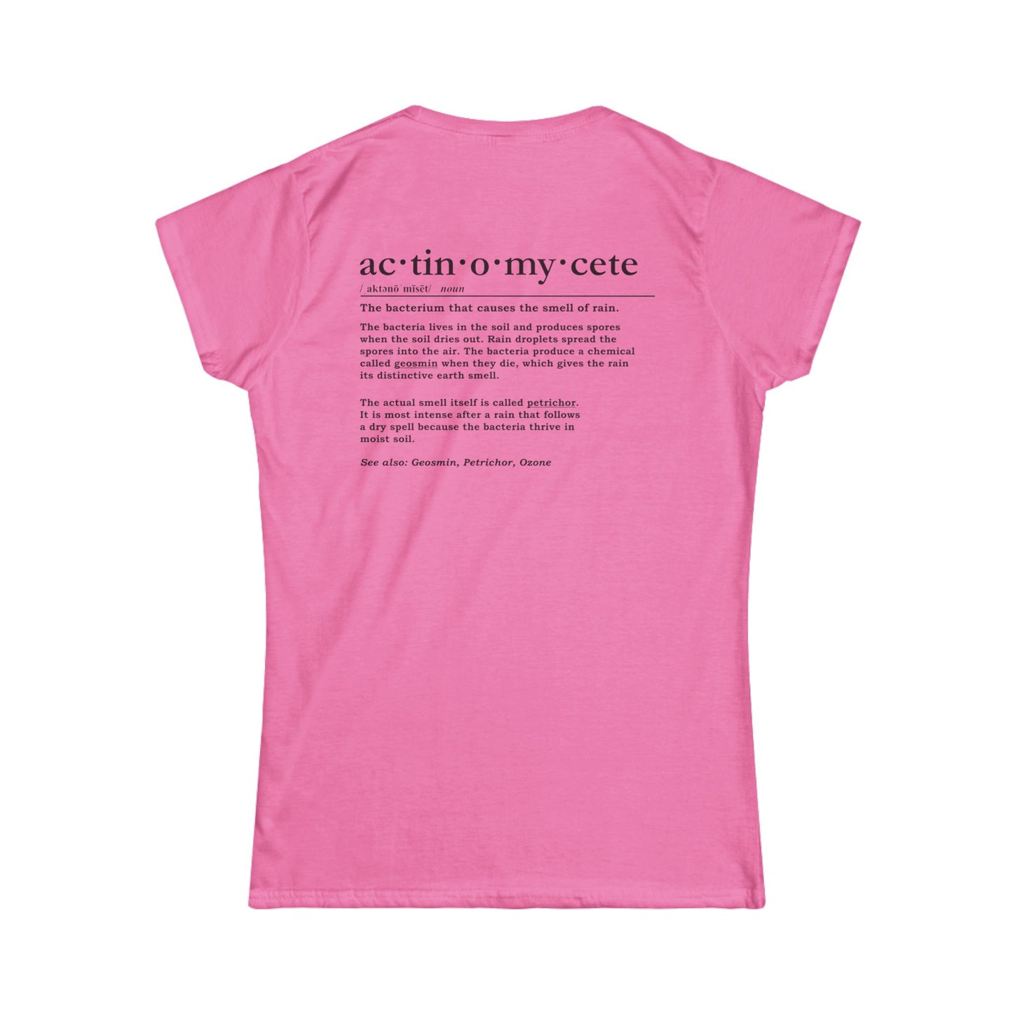 Women's Tee - Actinomycetes Dictionary Definition T-Shirt