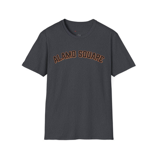 Alamo Square Baseball Font T-Shirt