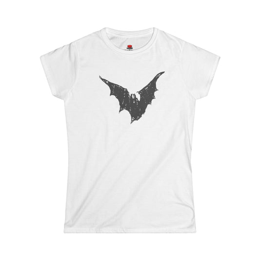 Bauhaus Bat Women's Tee with Deathly Bloom Eyes