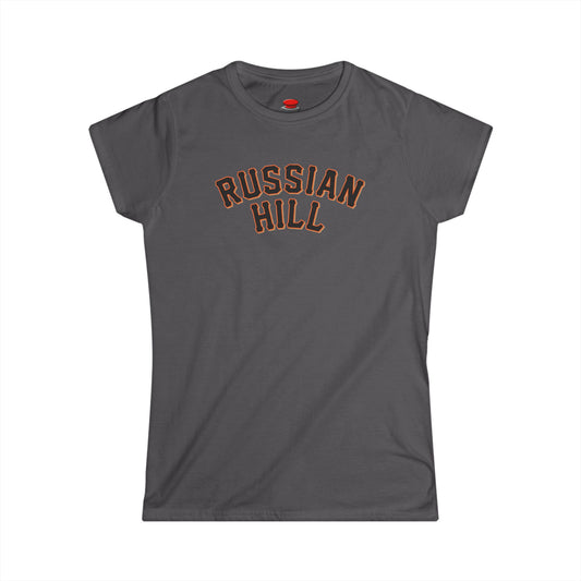 Women's Tee Russian Hill San Francisco Giants Font Local