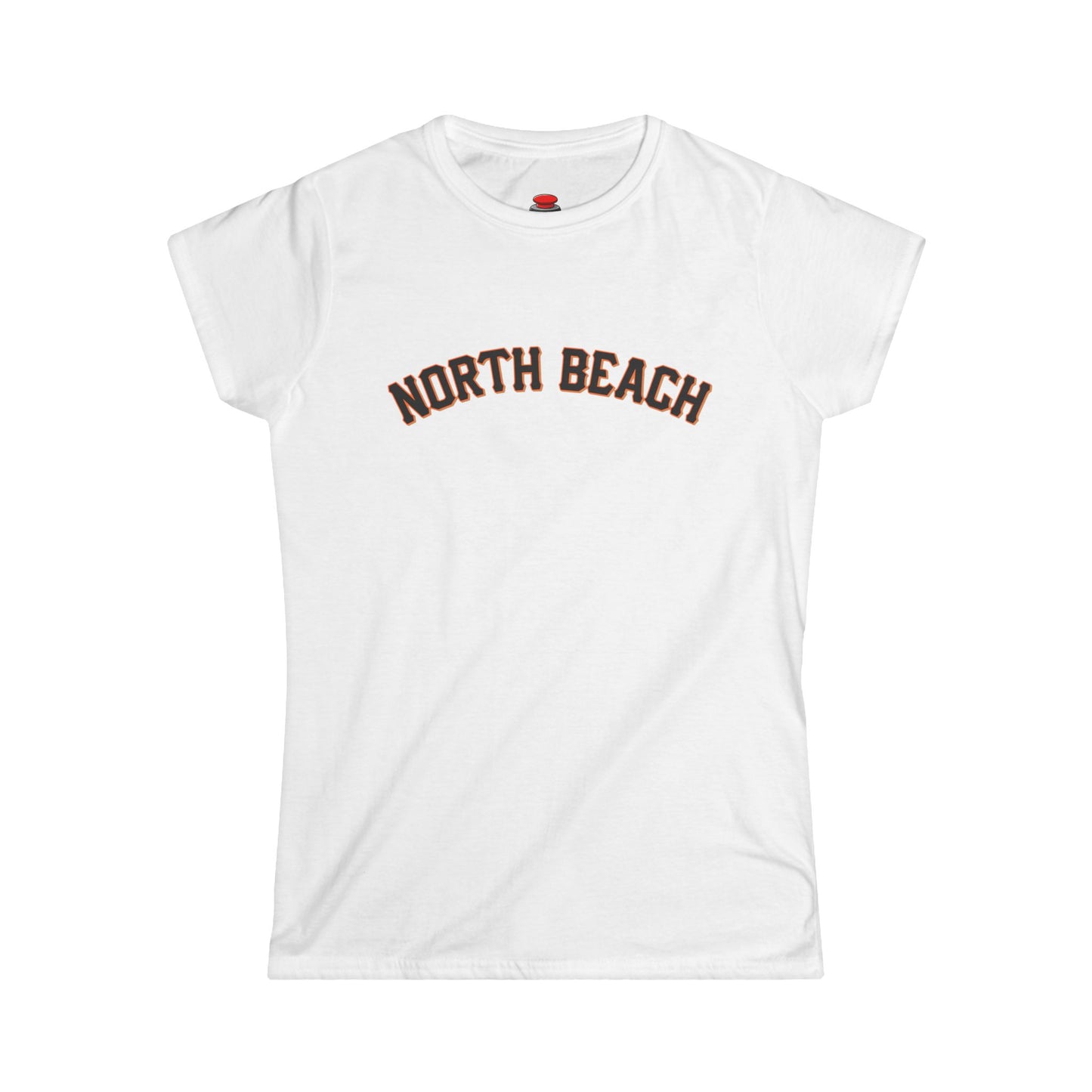 North Beach San Francisco Giants Baseball Woman's Tee