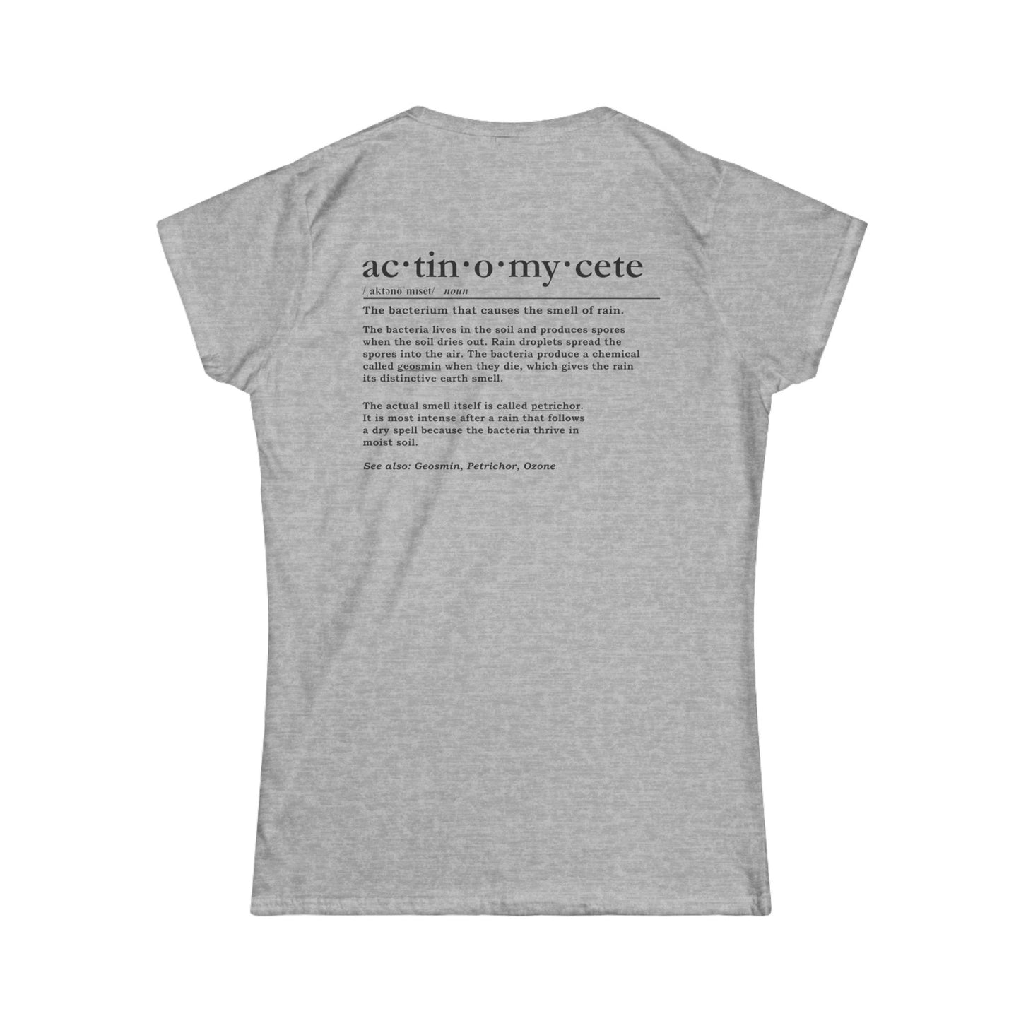 Women's Tee - Actinomycetes Dictionary Definition T-Shirt