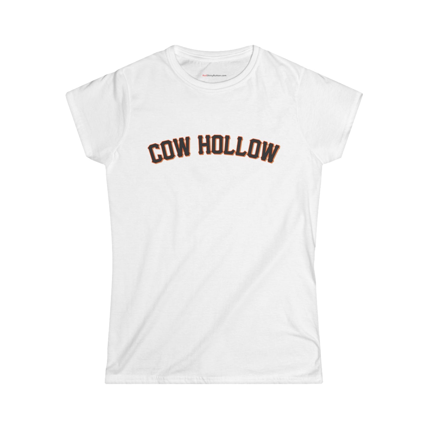 Women's Tee 'Cow Hollow' SF Giants Inspired Font T-Shirt