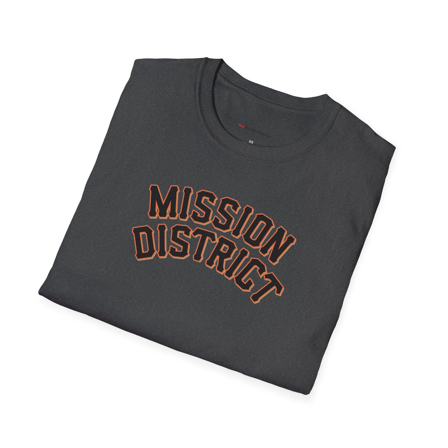 Mission District Unisex T-Shirt - San Francisco Giants Inspired Font