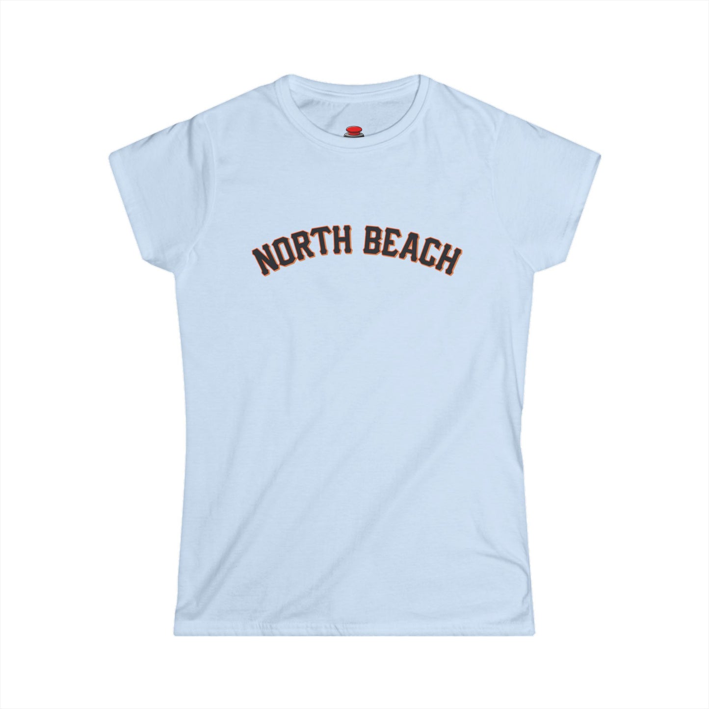 North Beach San Francisco Giants Baseball Woman's Tee