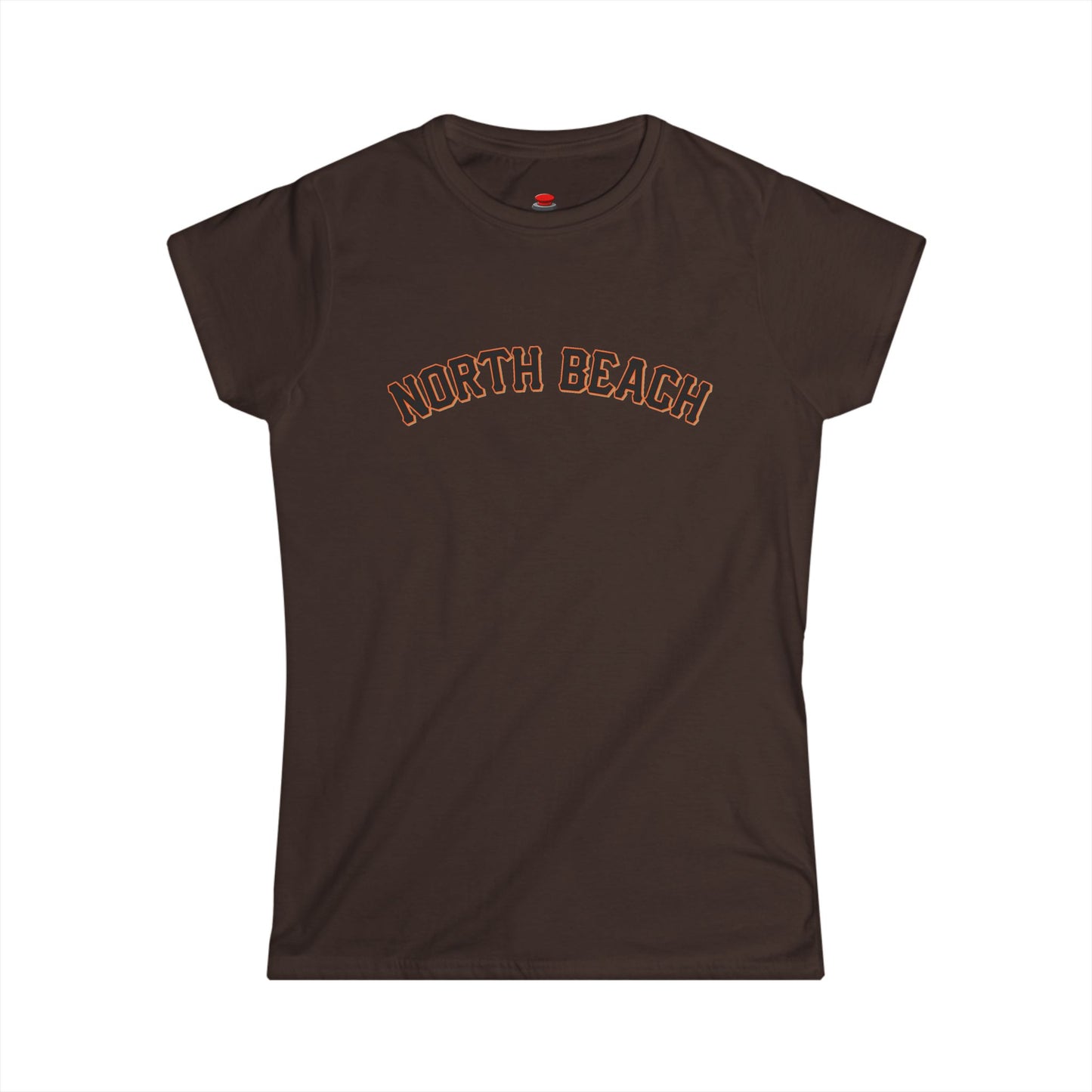 North Beach San Francisco Giants Baseball Woman's Tee