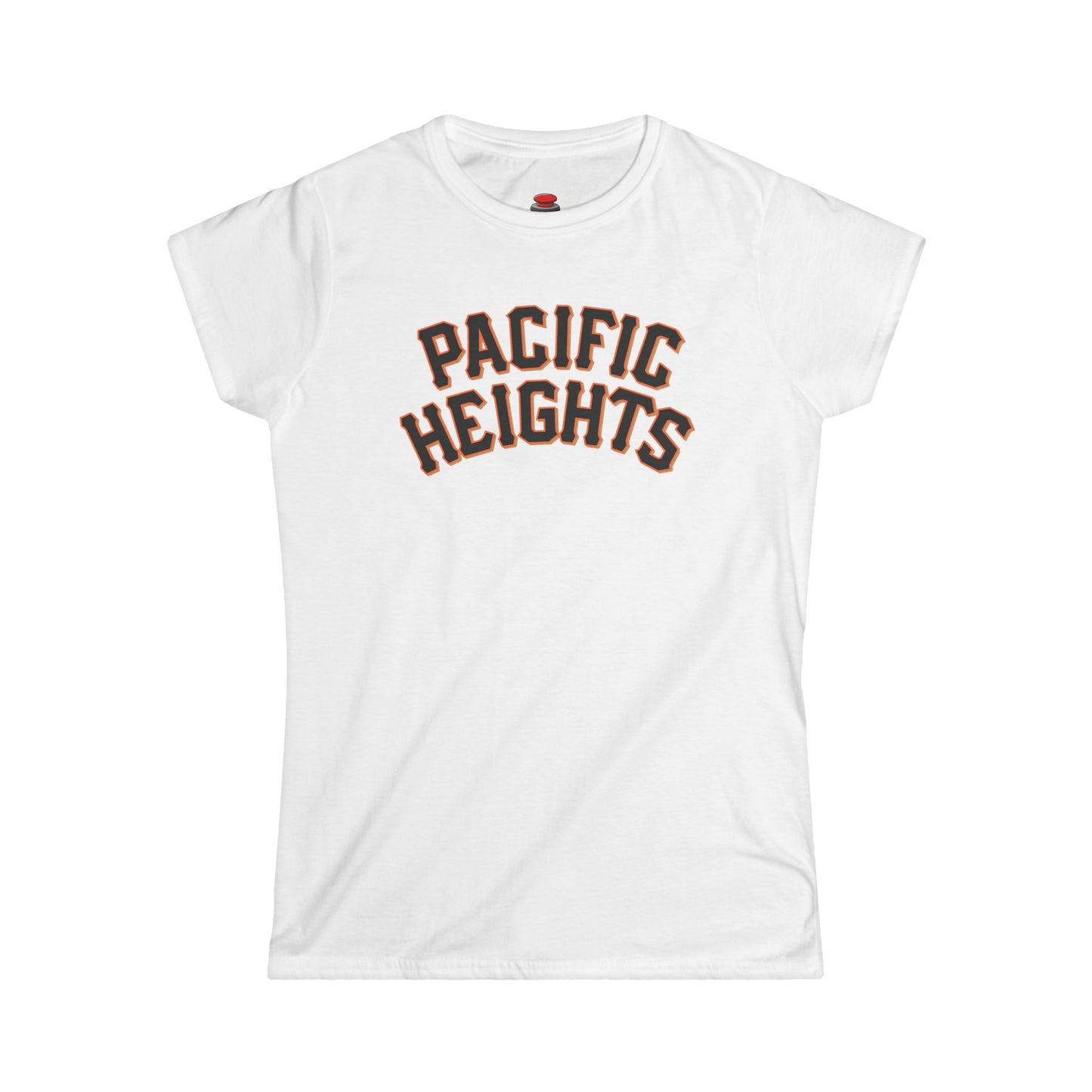 Women's Tee - Pacific Heights San Francisco Giants Inspired Tshirt